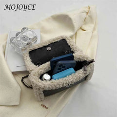 Retro Faux Suede Messenger Handbag Street Satchel for Lady Girl