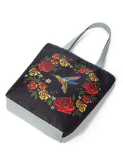 Retro Rose Garland Bird Handbag Shoulder Bag Tote