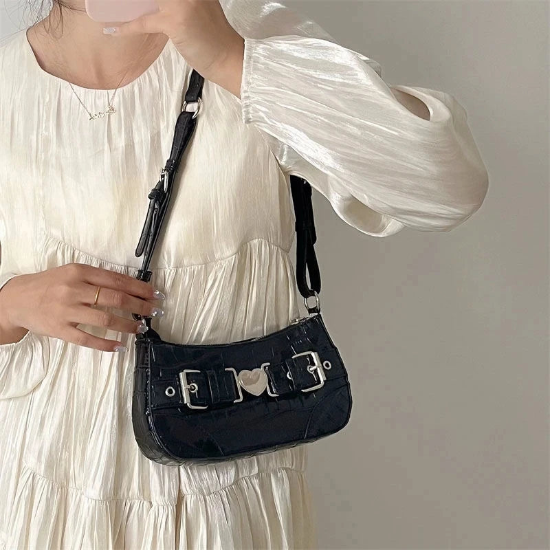 Retro Shoulder Bag Women PU Leather Lady Shopping Purse Clutch Bolsa