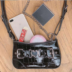 Retro Shoulder Bag Women PU Leather Lady Shopping Purse Clutch Bolsa