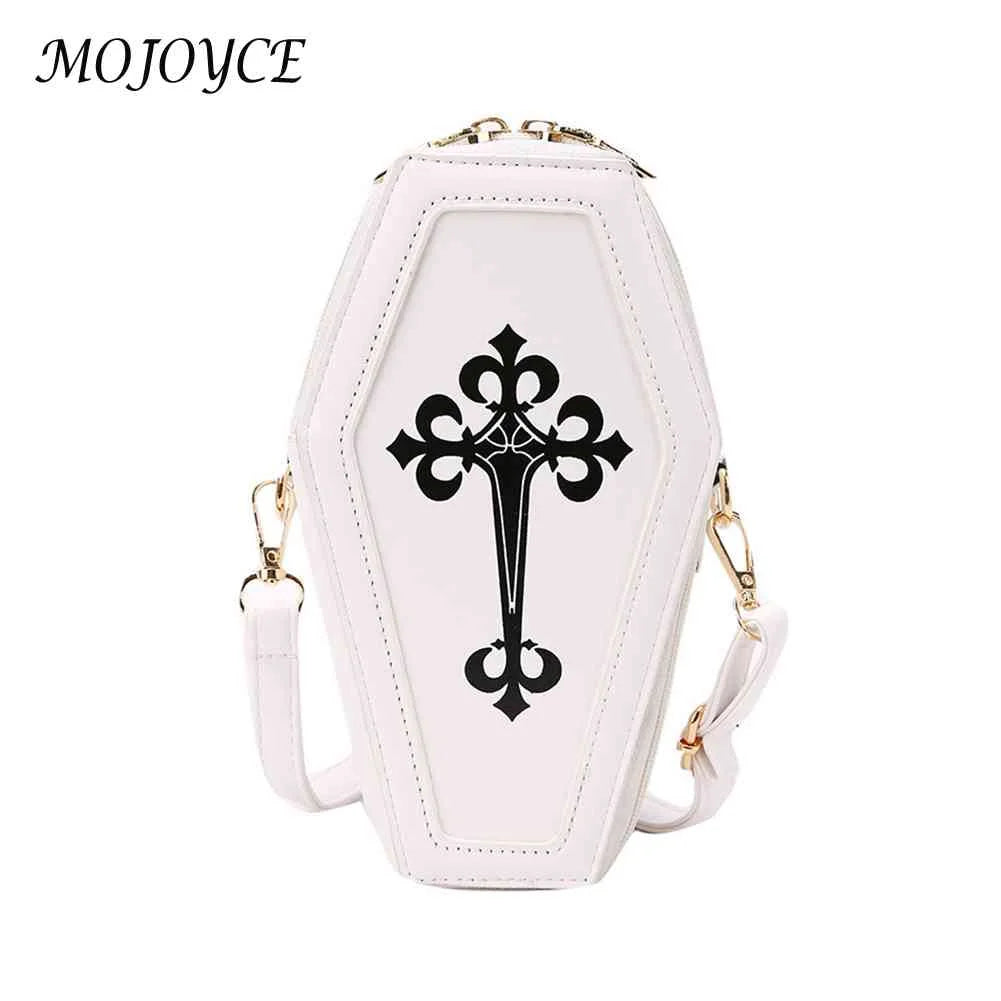 Coffin Shape Crossbody Handbag for Halloween Theme Party