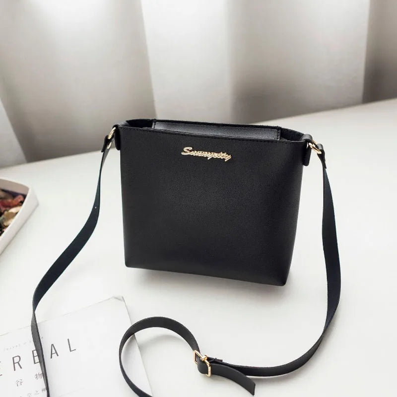 Retro Women Handbags Casual Pink Square Bag Girls One Shoulder Bags