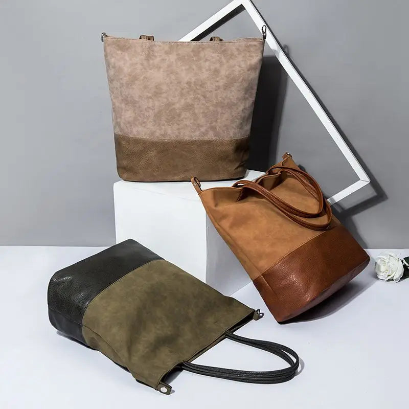 Vintage Soft Crossbody Bags for Women, Top-handle Shoulder Bags
