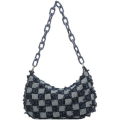 Retro Solid Canvas Shopper Bag Handbags Shoulder Underarm Bag