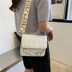 Retro Spring Women's Shoulder Bag Crossbody Diamond Pattern Texture Small Bag