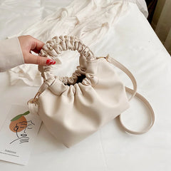 Vintage Ruched Shoulder Bags for Women