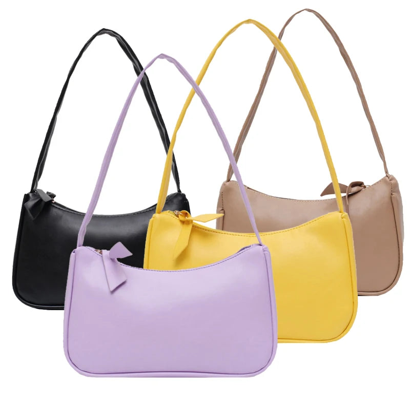 Vintage Handbag Women Small Shoulder Bag Retro Tote Subaxillary Mini Bag