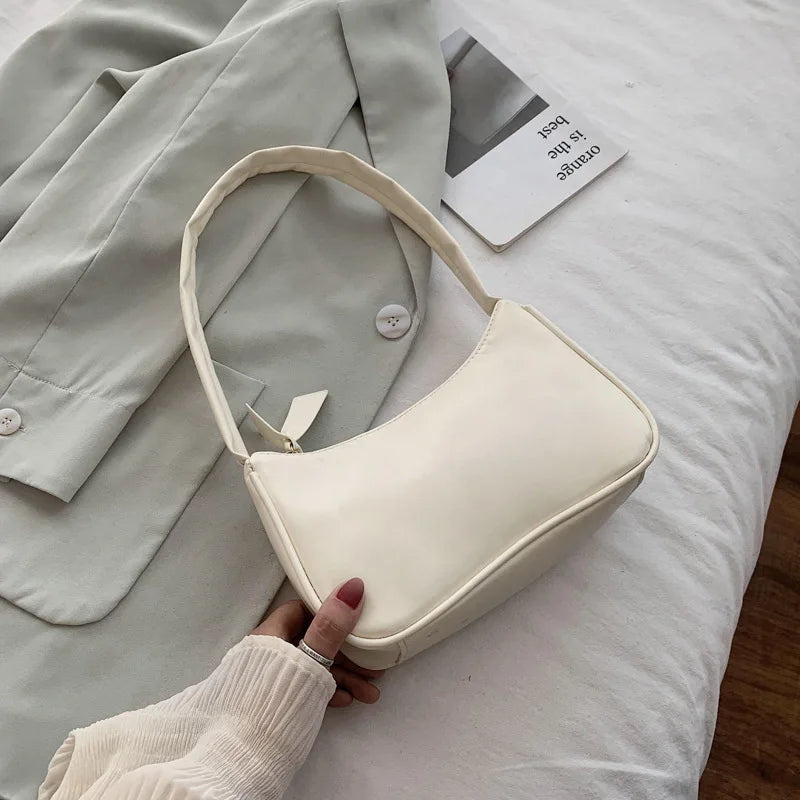 Vintage Handbag Women Small Shoulder Bag Retro Tote Subaxillary Mini Bag
