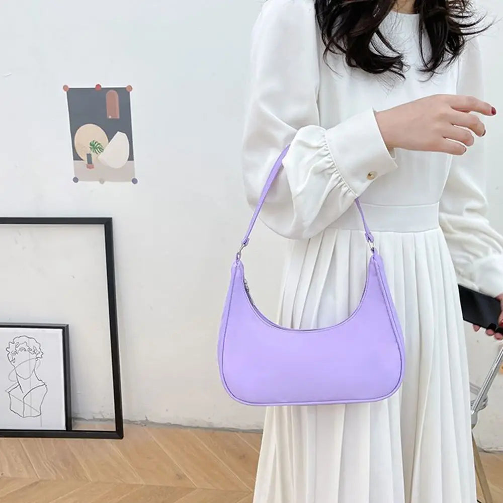 Vintage Mini Shoulder Bag PU Leather Casual Retro Tote Bag