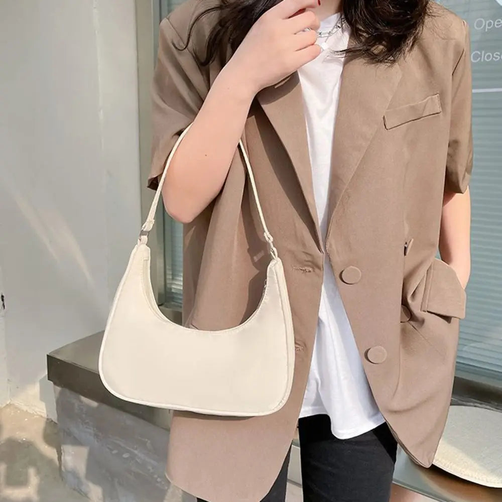 Vintage Mini Shoulder Bag PU Leather Casual Retro Tote Bag
