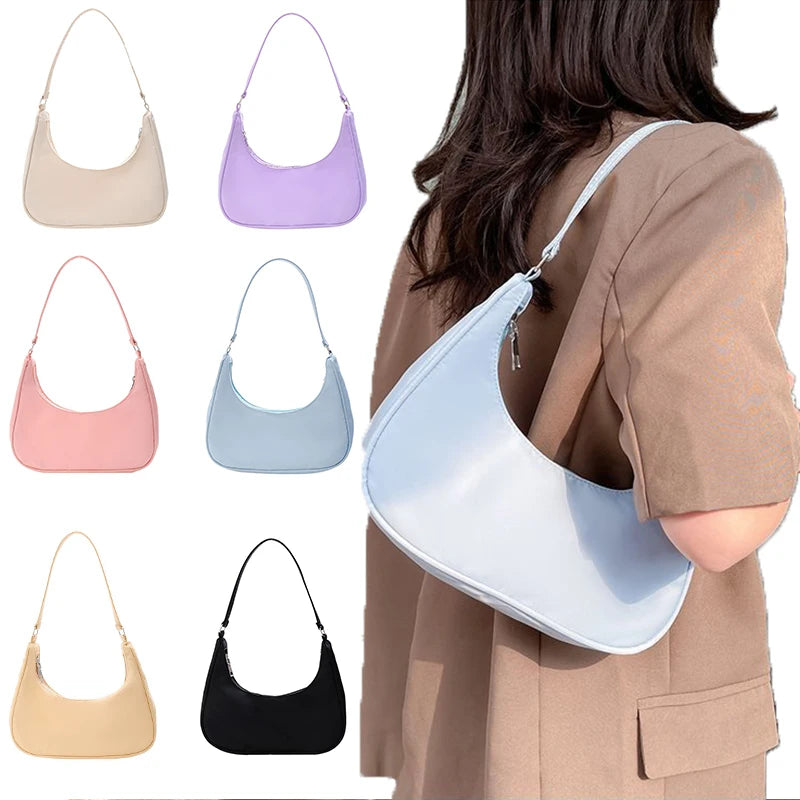 Vintage Mini Shoulder Bag PU Leather Casual Retro Tote Bag