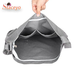 Retro Canvas Messenger Bag Large Capacity All-match Shoulder Bag