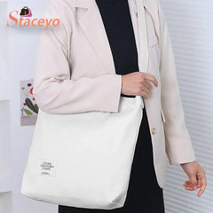 Retro Canvas Messenger Bag Large Capacity All-match Shoulder Bag