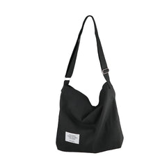Retro Ladies Messenger Bag Large Capacity Canvas Shopping Bag