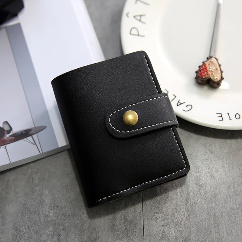 Vintage Two Fold Sewing Thread Portable Wallet Women's High British Style