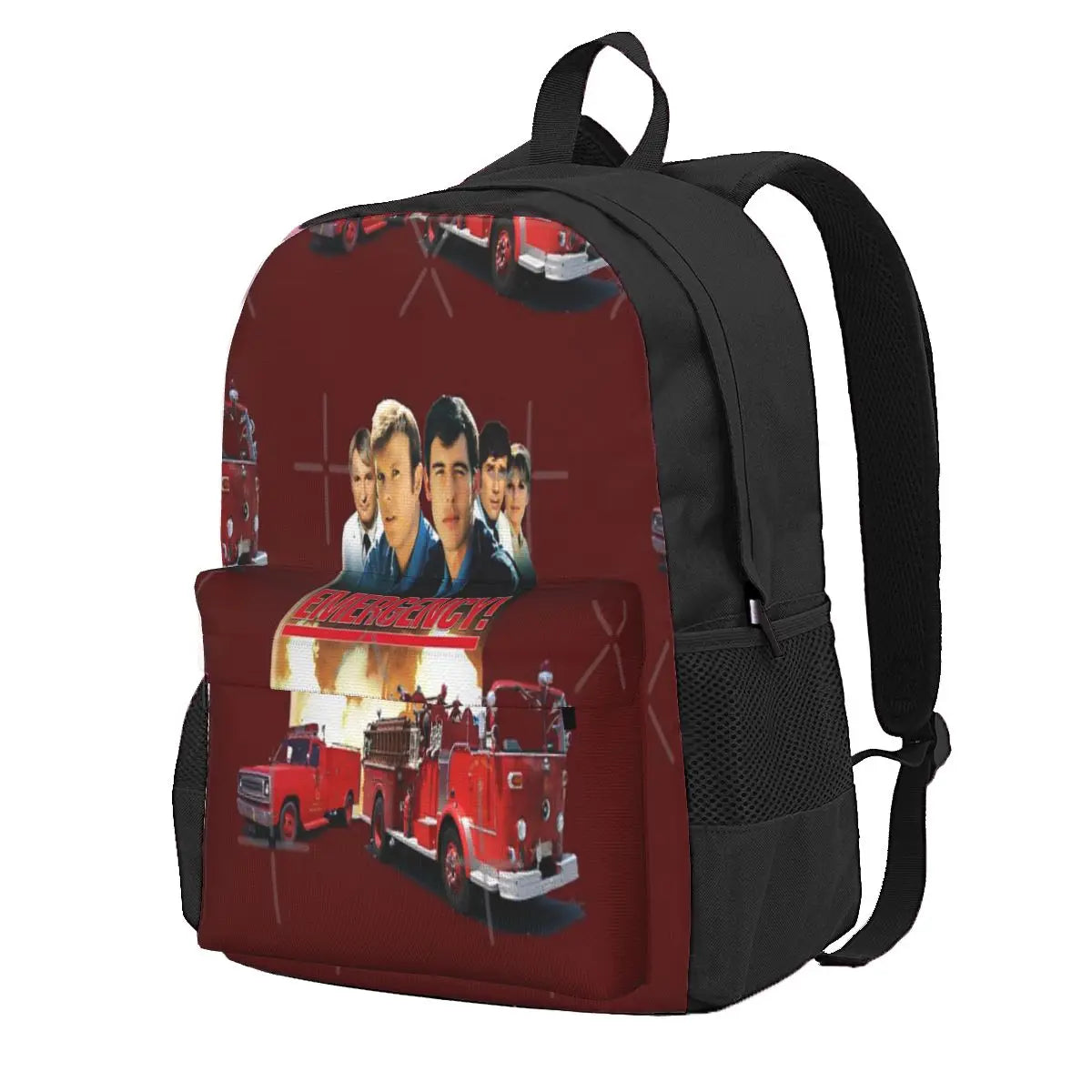 Retro Vintage 70S Medical Drama Backpacks Men's Women Schoolbag