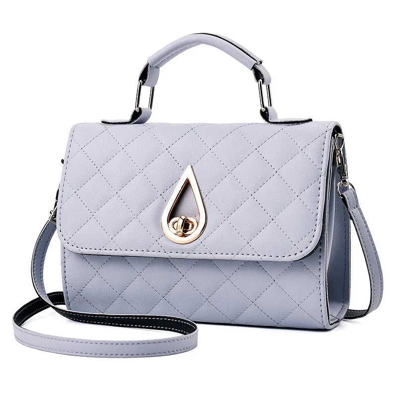 Retro Women Handbag Crossbody Messenger Bag PU Leather Female Flap Shoulder Bag