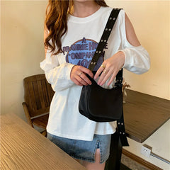 Retro Women Nylon Shoulder Messenger Bags Small Purse Handbags