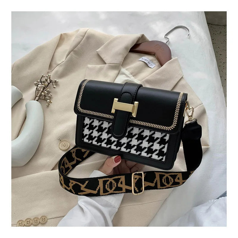 Square Personality Ladies Shopper Shoulder Bag