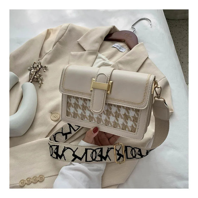 Square Personality Ladies Shopper Shoulder Bag
