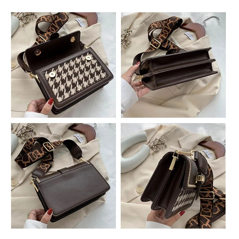 Square Personality Ladies Shopper Shoulder Bag