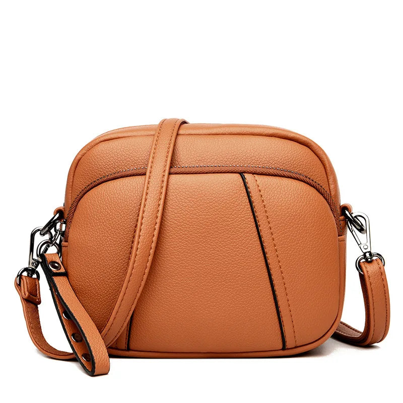 Vintage Square PU Leather Women's Shoulder Bag