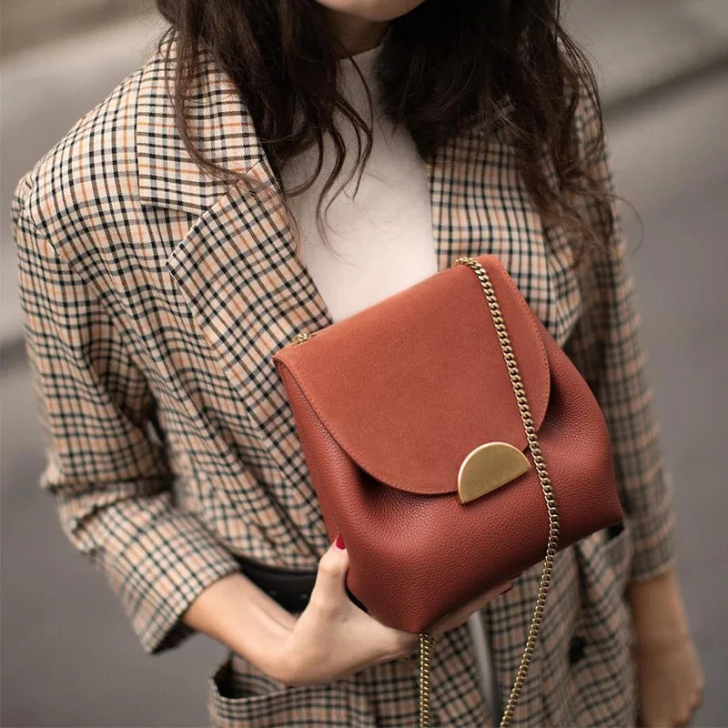 Vintage Women's Shoulder Bag Chain Crossbody Handbag