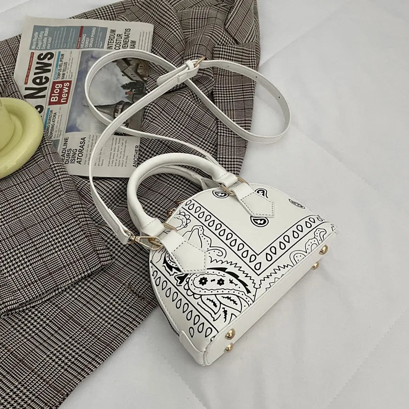 Retro Women's Top-handle Shoulder Bag Handbags Pu Leather Messenger Bags