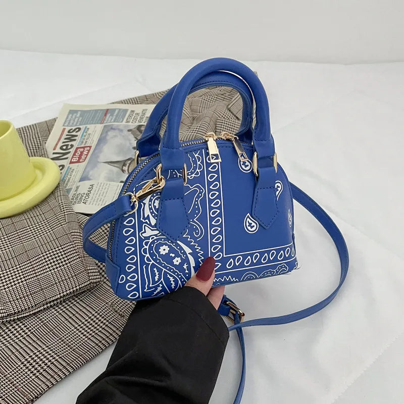 Retro Women's Top-handle Shoulder Bag Handbags Pu Leather Messenger Bags