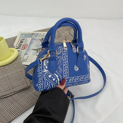 Retro Women's Top-handle Shoulder Bag Handbags Pu Leather Messenger Bags