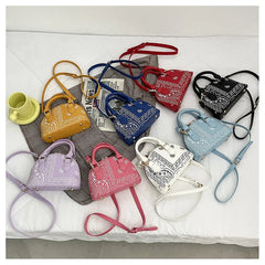 Retro Women's Top-handle Shoulder Bag Handbags Pu Leather Messenger Bags
