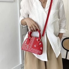 Retro Women's Top-handle Shoulder Bag Handbags Pu Leather Messenger Bags