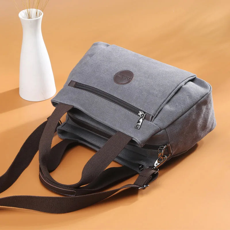 Canvas Casual Women's Bag Large Capacity Single Shoulder Messenger