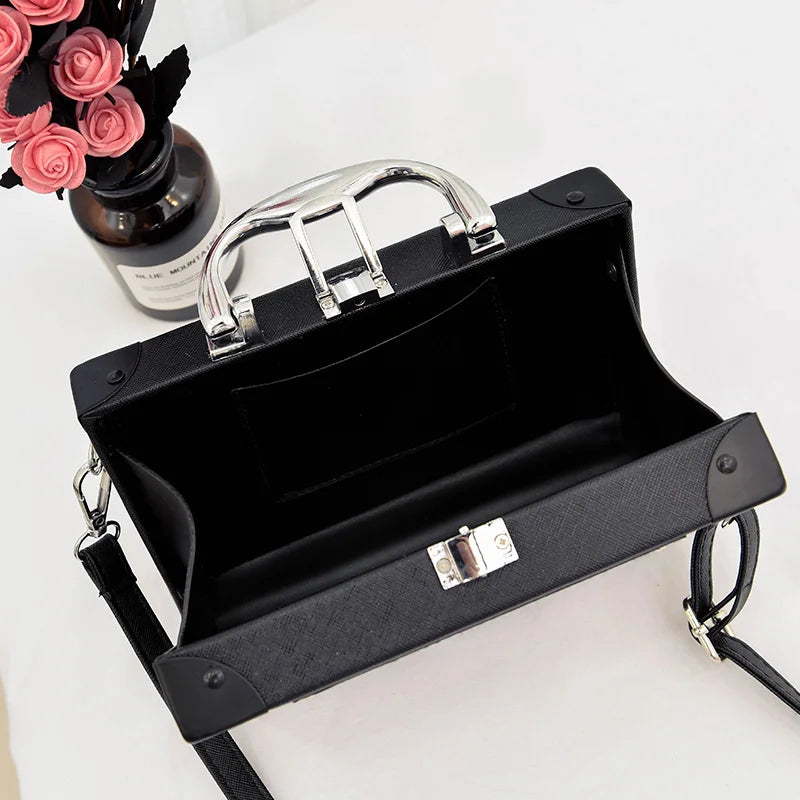 Vintage Radio Box PU Leather Ladies Handbag