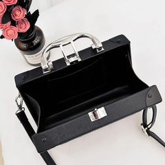 Vintage Radio Box PU Leather Ladies Handbag