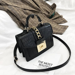 Retro Women's Messenger Stone Pattern Shoulder Bag