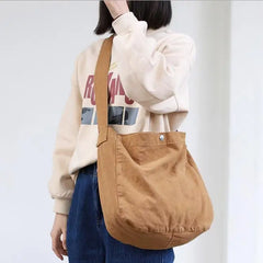 Vintage Canvas Messenger Bag Harajuku Student Shoulder Bag