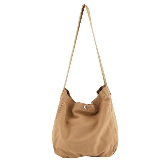 Vintage Canvas Messenger Bag Harajuku Student Shoulder Bag