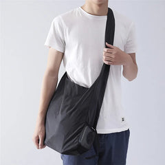 Foldable Eco Nylon Shopping Bag Large Capacity Grocery Tote Handbag