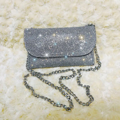Rhinestone Evening Bag Clutch Chain Shoulder Bags