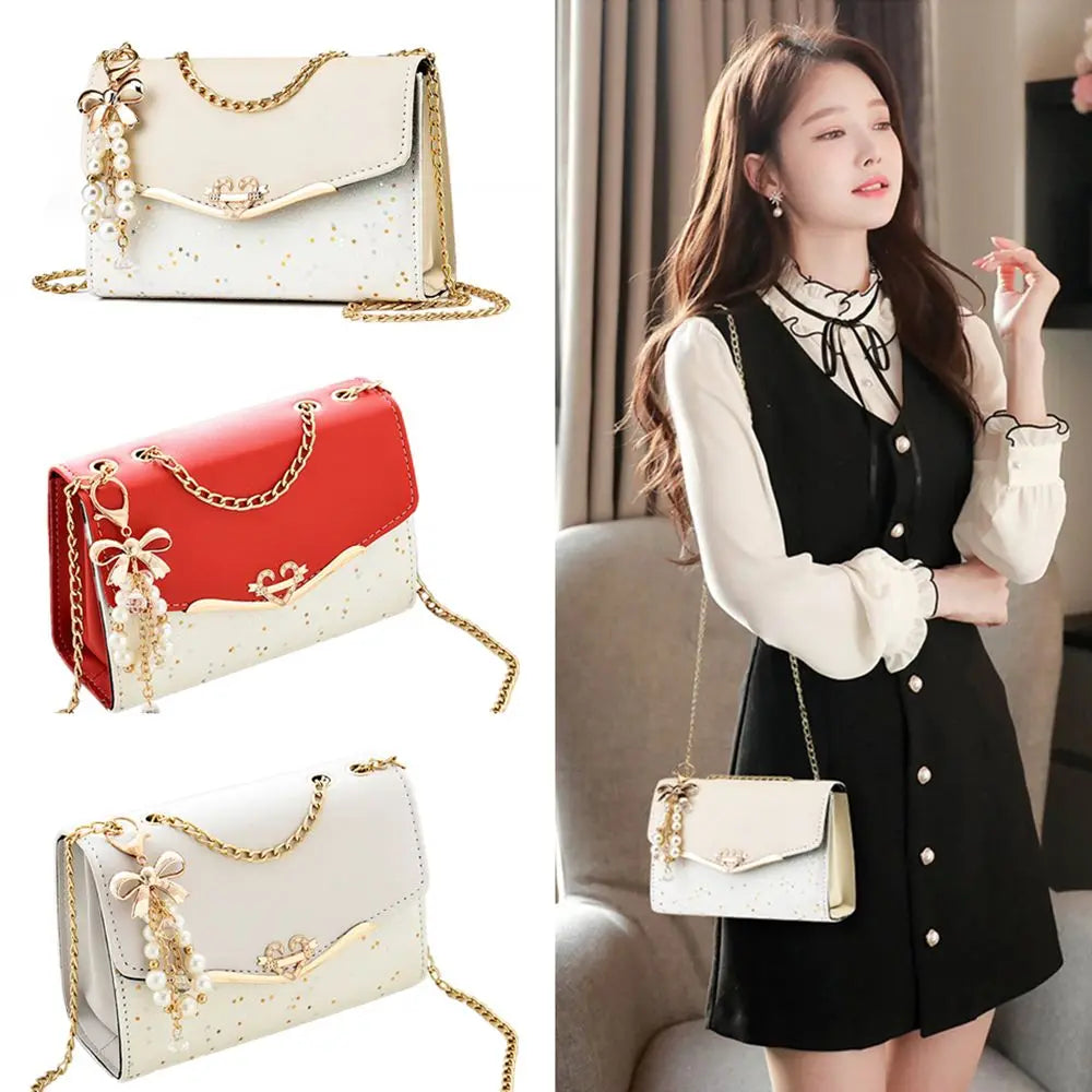Rhinestone Shoulder Bag Diamonds Crossbody Purse Shining Clutch Square
