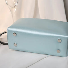Rhinestone Hobos Bag Crystal Chain Sling Top-handle Handbag