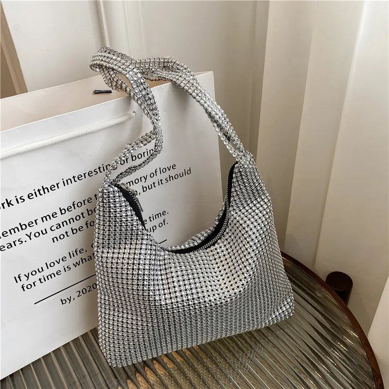 Rhinestones Evening Clutch Bag Diamonds Dinner Wedding Purse for Women