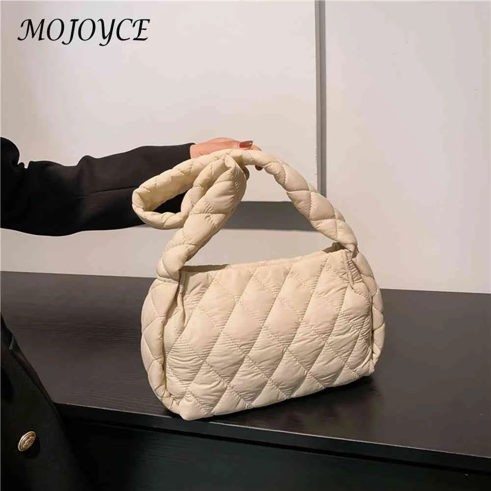 Embroidery Thread Women Handbags Rhombic Lattice Commute Bags