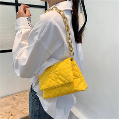 Rhombus Chain Small Women's Shoulder Bag Square Messenger Bag