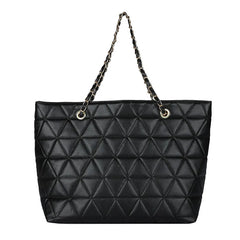 Rhombus Large Capacity Women Shoulder Bag