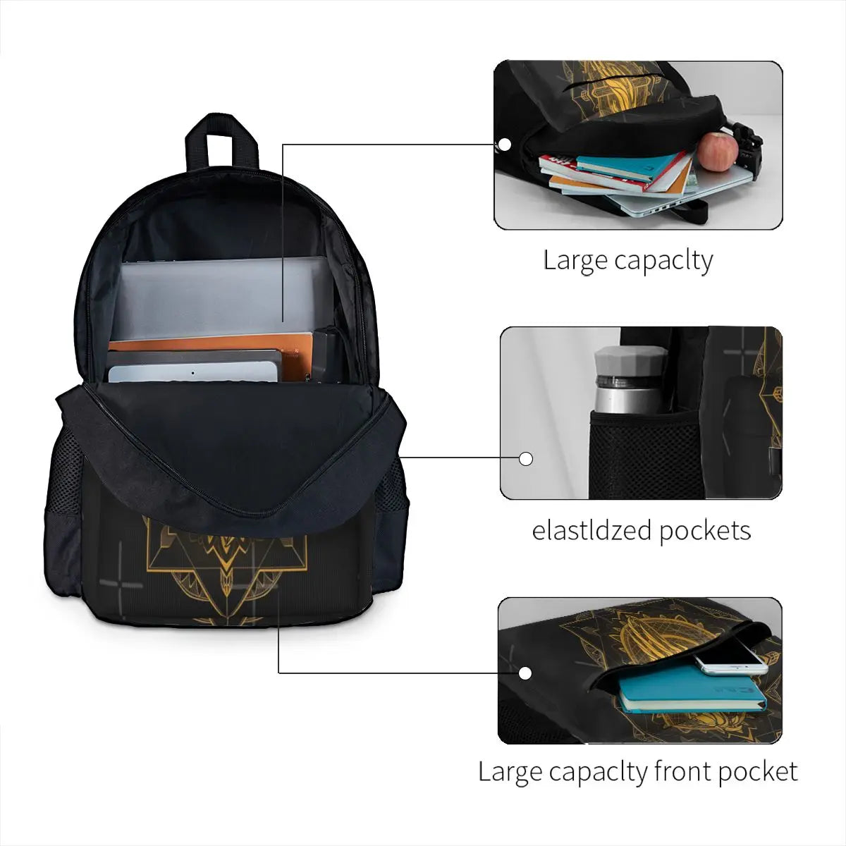 Rider Of Rohan 2 Backpacks Men's Women's Kpop Backpack Bag