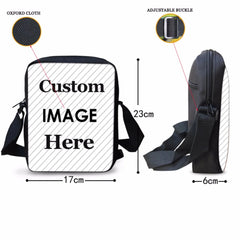 Rock Music Pattern Shoulder Messenger Bag for Girls Crossbody Phone Bag