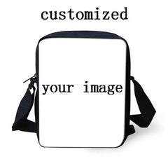 Rock Music Pattern Shoulder Messenger Bag for Girls Crossbody Phone Bag