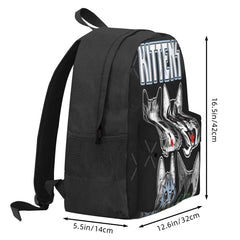Rock Star Kittens Backpacks Men's Women's Summer School Boy